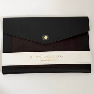 Glass Ladder & Co The Megan Clutch Black
